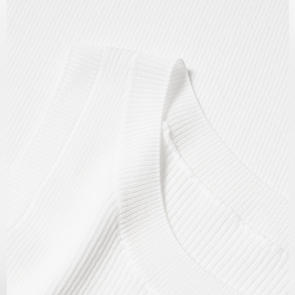 NWT Mango Ribbed Knit Top - Picture 7 of 7